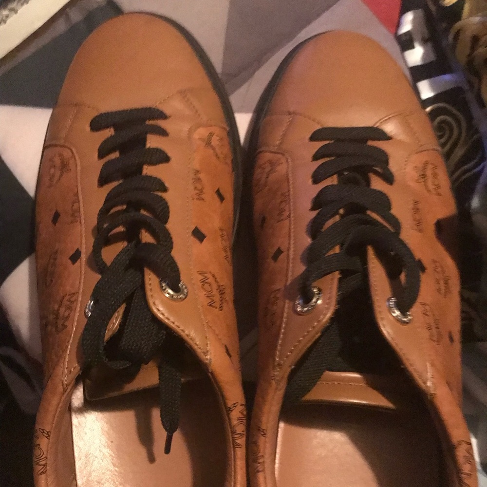 Men MCM shoes slightly worn